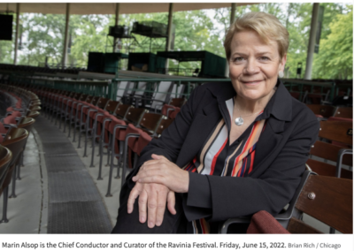 WBEZ Chicago: Three-day festival at Ravinia celebrates women conductors and considers their challenges